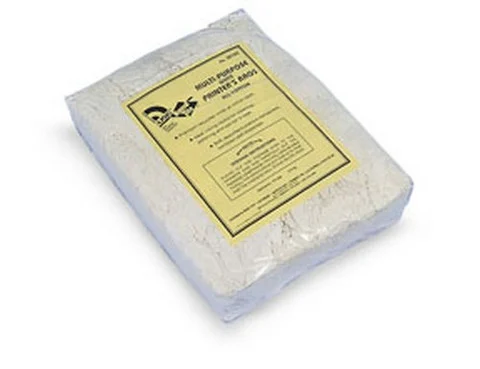US Chemical And Plastics 10Lb Recycled Paint Rags Multi-Purpose White (36185)
