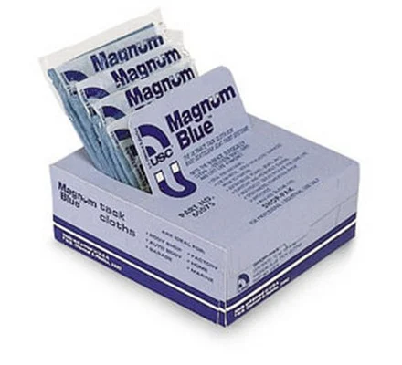 US Chemical And Plastics 18" X 36" Magnum Blue Tack Rags Anti-Static (60075)