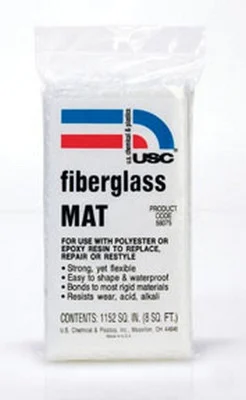 US Chemical And Plastics 3/4" Chopped Strand Fiberglass Mat 8 Sq Ft (58075)