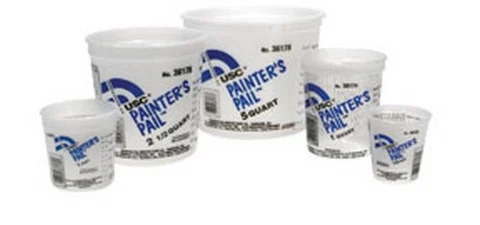 US Chemical And Plastics 32Oz Paint Pail With Ratio Measurement 100-Pack (36174)