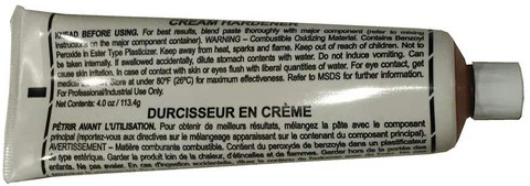US Chemical And Plastics 4Oz Red Cream Hardener For Auto Body Filler (27010)