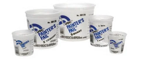 US Chemical And Plastics 80Oz Paint Mixing Cups US And Metric 50-Pack (36176)