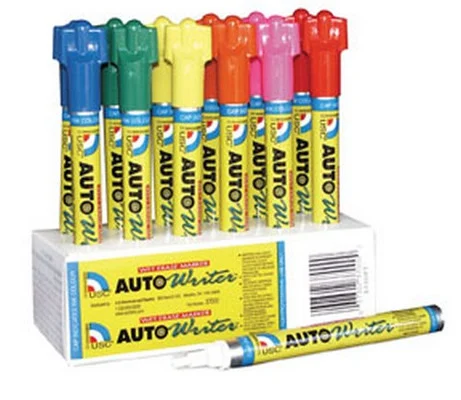 US Chemical And Plastics Auto Writer Window Painting Marker Blue (37001-1)