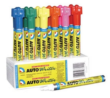 US Chemical And Plastics Auto Writer Window Painting Marker Yellow (37003-1)