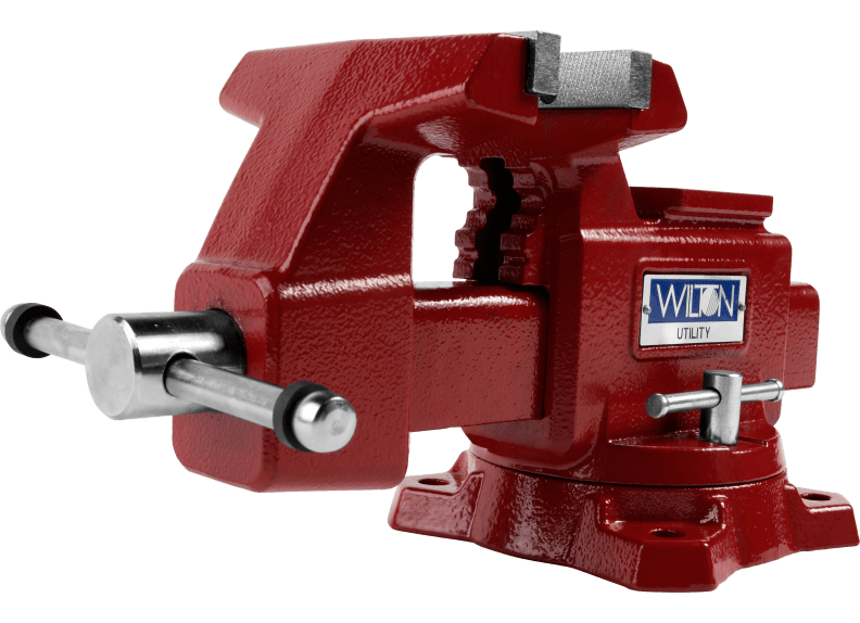 Utility Bench Vise 6-1/2” Jaw Width, 6-1/4" Jaw Opening, 360° Swivel Base