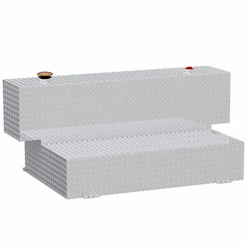 UWS 100 Gallon Hammerhead Transfer L-Shaped Tank , Aluminum
