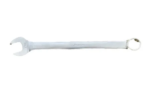 V8 Tools 92036 Single Open End Service Wrench, 1-1/4", Thin Jaw, Short Handle, Fully Polished