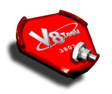 V8 Tools Magnetic Parts Holder With Rare Earth Magnets And Spring Clip (3803)
