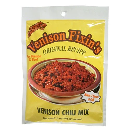 Venison Fixin's, Venison Chili Mix, 3 Oz.