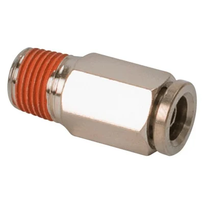Viair 1/4" NPT Male to 3/8" Airline Straight Fitting 10 Pack Nickel Plated (13866-BP)