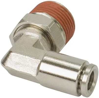 VIAIR 1/8 NPT Male to 3/8 Airline 90 Degree Swivel Elbow Fitting 10 Pack (13838-BP)