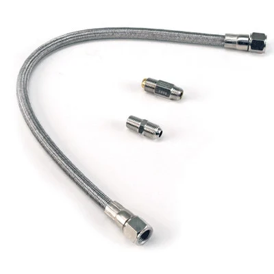 VIAIR 20-Inch Stainless Steel Braided PTFE Leader Hose (92789)