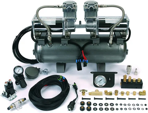 VIAIR 200 PSI High-Pressure Universal Dual 380C Compressor Air System Kit (30018)