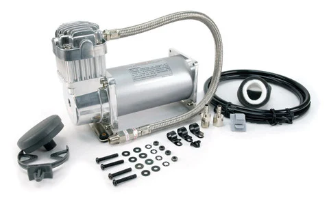 VIAIR 350C Silver Compressor Kit 12V 100% Duty Sealed Air Compressor (35030)