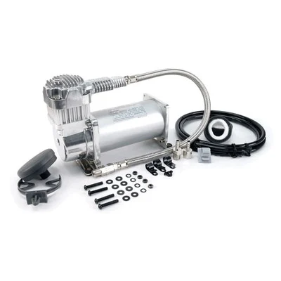 VIAIR 400C Silver Compressor Kit 24V 33% Duty Sealed IP67 CE REACH RoHS (40052)