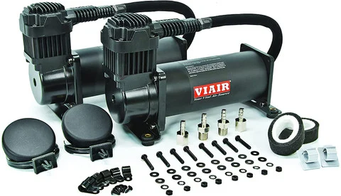 VIAIR 444C Dual Stealth Black Air Compressor Value Pack 200 PSI (44442)
