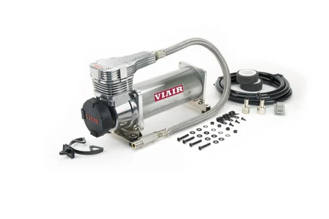 VIAIR 485C Single Platinum Compressor Kit Gen 2 Matte Black Filter Cover (48500)