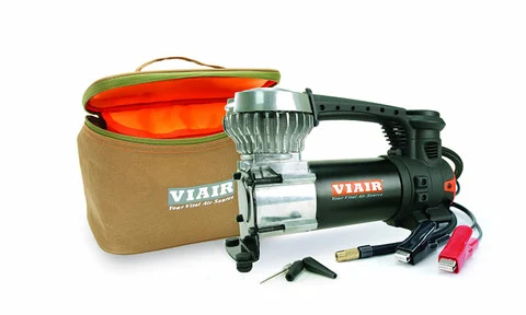 VIAIR 87P Portable Compressor Kit with Battery Clamps 12V 60 PSI (00087)