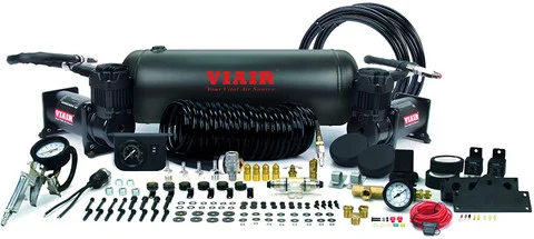 Viair Dual Stealth Black 400C Air System 150 PSI, 60 Amp, 12V (20016)