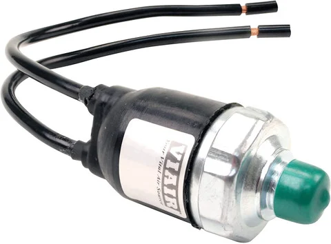 VIAIR Sealed Pressure Switch 1/8" M NPT Port Normally Open Nickel 12 Ga Lead (90223)