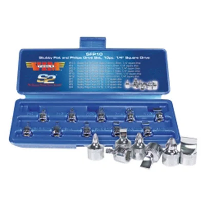 VIM Tools 10 Piece Stubby Flat and Phillips Drive Set (SFP10)