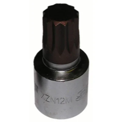VIM Tools 12mm XZN Triple Square Stubby Driver with 3/8" Square Drive (XZN112)