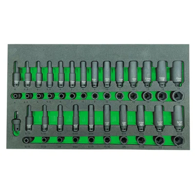 VIM Tools 49-Piece 1/4" Drive Impact Socket Set (IMPACT449)