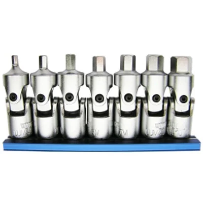 VIM Tools 7-Piece Universal Joint Metric Hex Driver Set (UJM400)