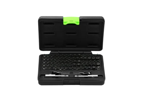 VIM Tools 77-Piece Stubby Bit Set with Half Cut Design (VHC77)