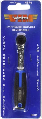 VIM Tools Close Quarters Bit Ratchet with Handle (HBR4)