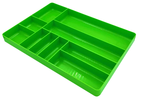 VIM Tools Plastic Tray Organizer, 10 Compartments, Radiused Corners (V510)