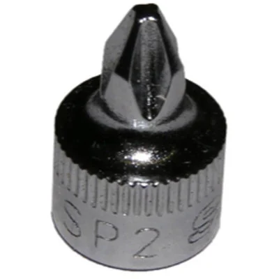 VIM Tools Stubby Phillips Driver with P2 Tip & 1/4" Square Drive (SP2)