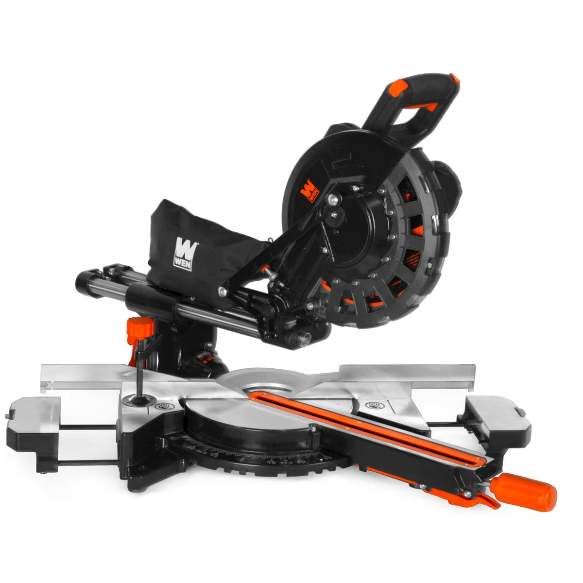 WEN MM1014T 15-Amp 10-Inch Single-Bevel Sliding Compound Miter Saw with Laser