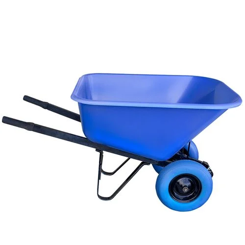 Wheelbarrow, Blue, 10 Cu.Ft.