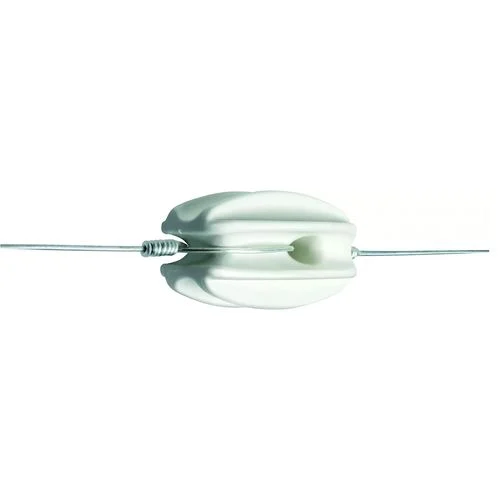 WHITE END STRAINER INSULATOR 25/BAG