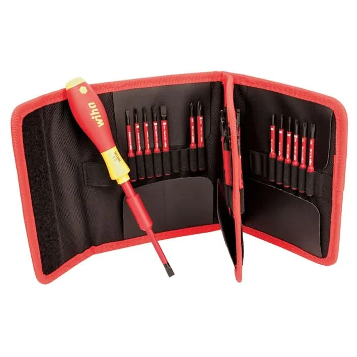 Wiha 28399 30-Piece Insulated SoftFinish SlimLine Blade Set