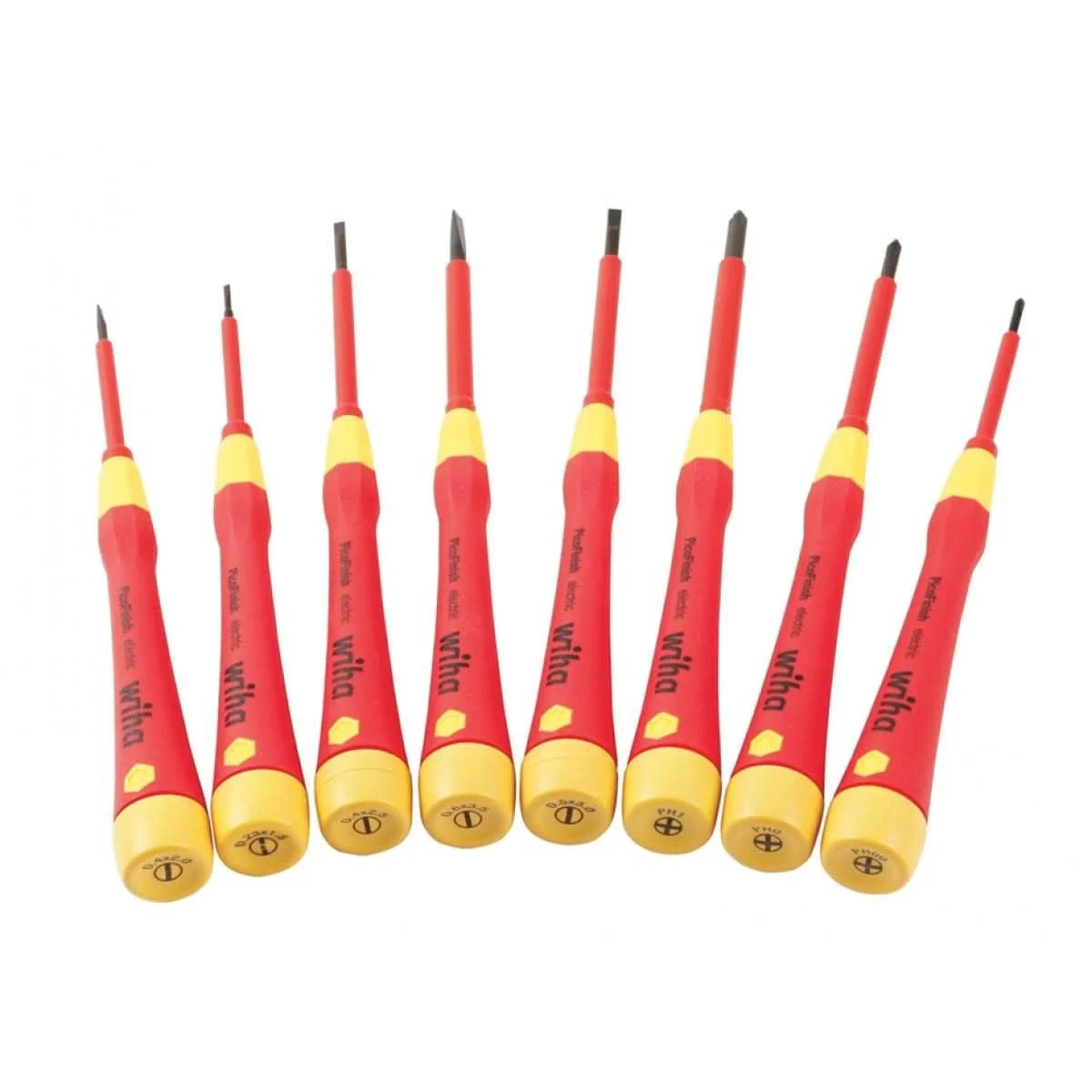 Wiha 32088 Insulated PicoFinish Slotted/Phillips 8 Piece Set