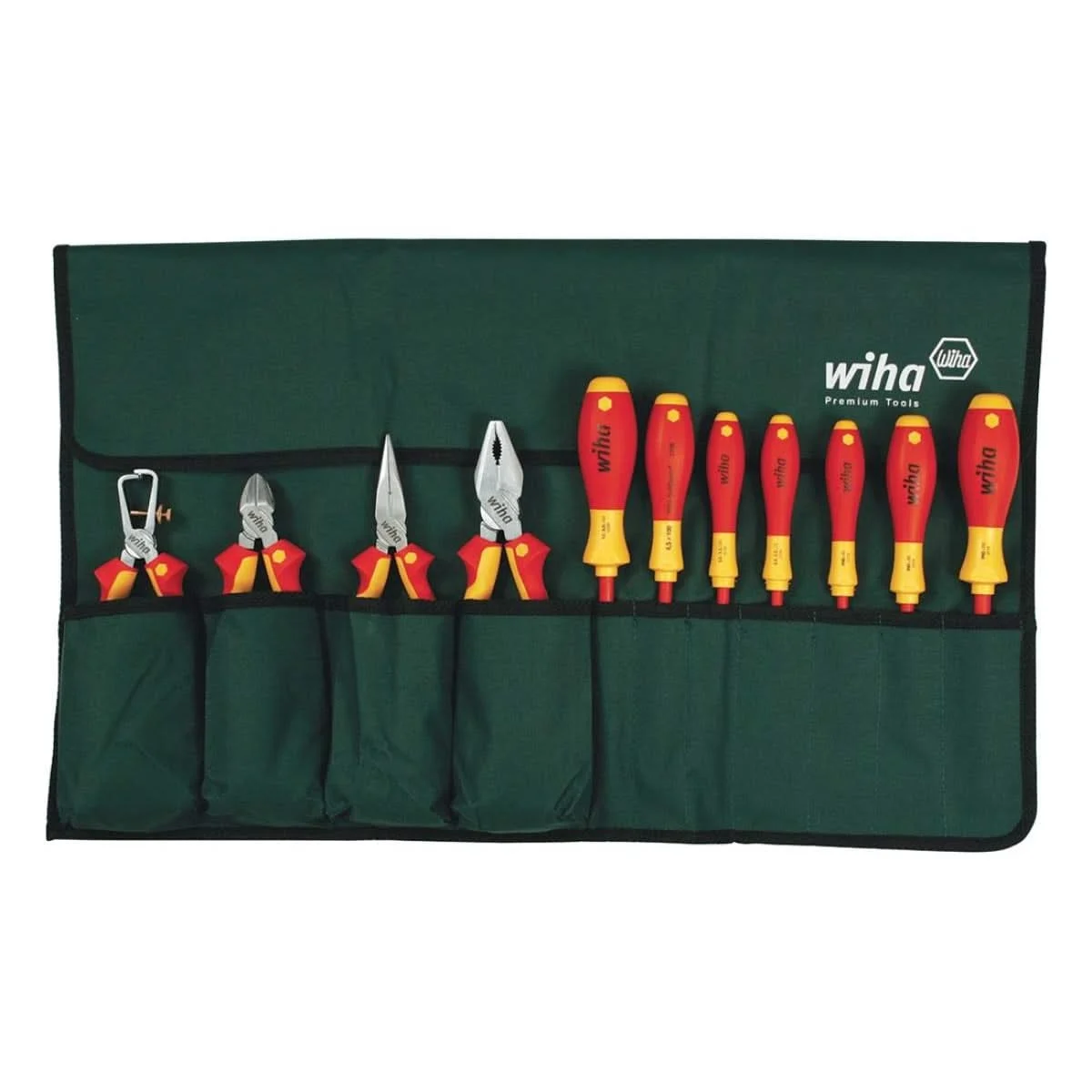 Wiha 32888 Insulated Pliers/Cutters/Screwdrivers 11 Piece Set