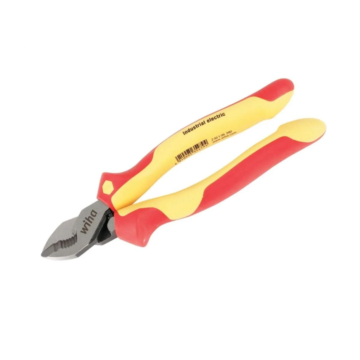 Wiha 32927 Insulated Industrial Serrated Edge Cable Cutters 8"