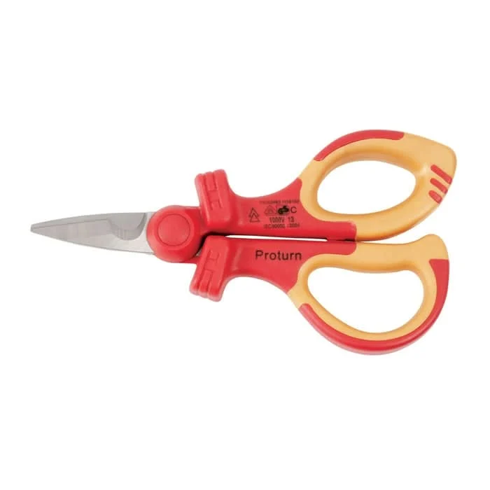 Wiha 32951 Insulated Proturn Shears, 6.3 in.