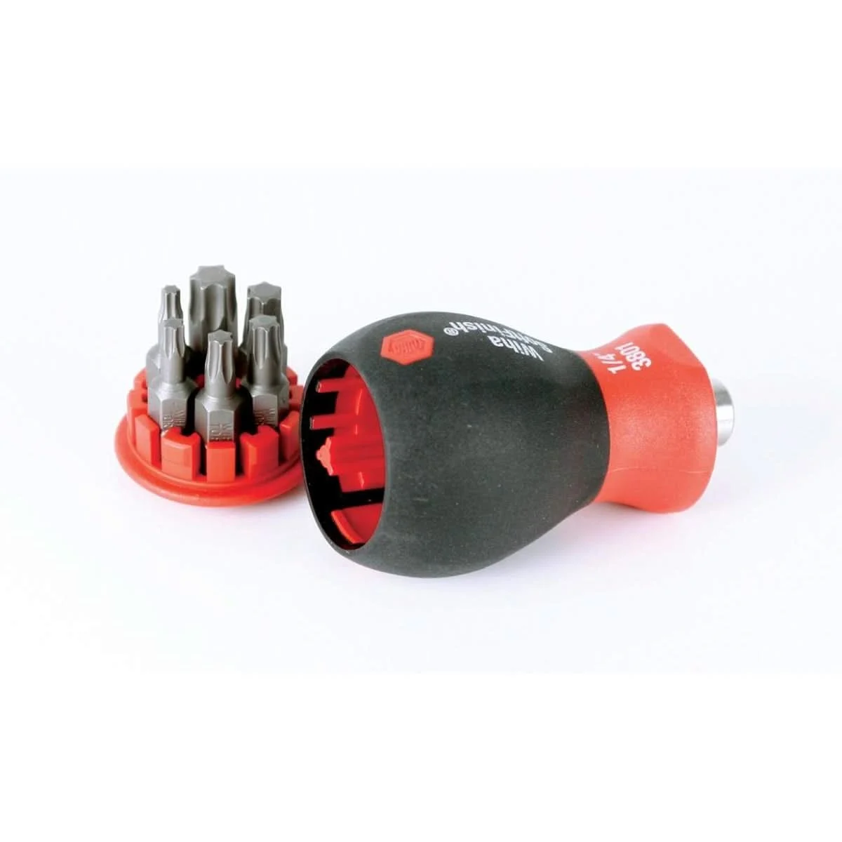 Wiha 38045 6-in-1 Stubby Bit Holder Torx Set