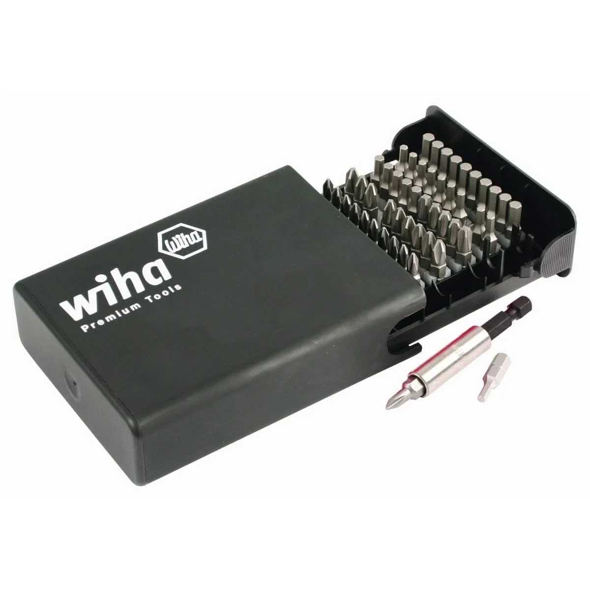 Wiha 71095 Phillips/Hex Inch Bits Collector 51 Piece Set
