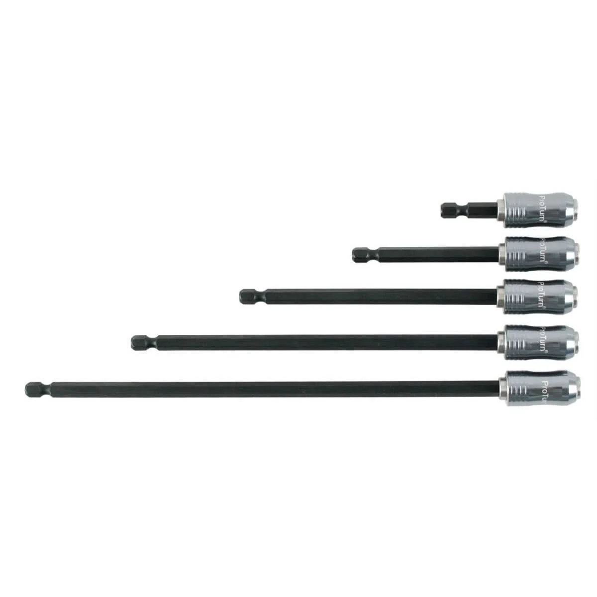 Wiha 71474 Proturn 1/4" Quick Release Bit Holder Magnetic 5 Piece Set