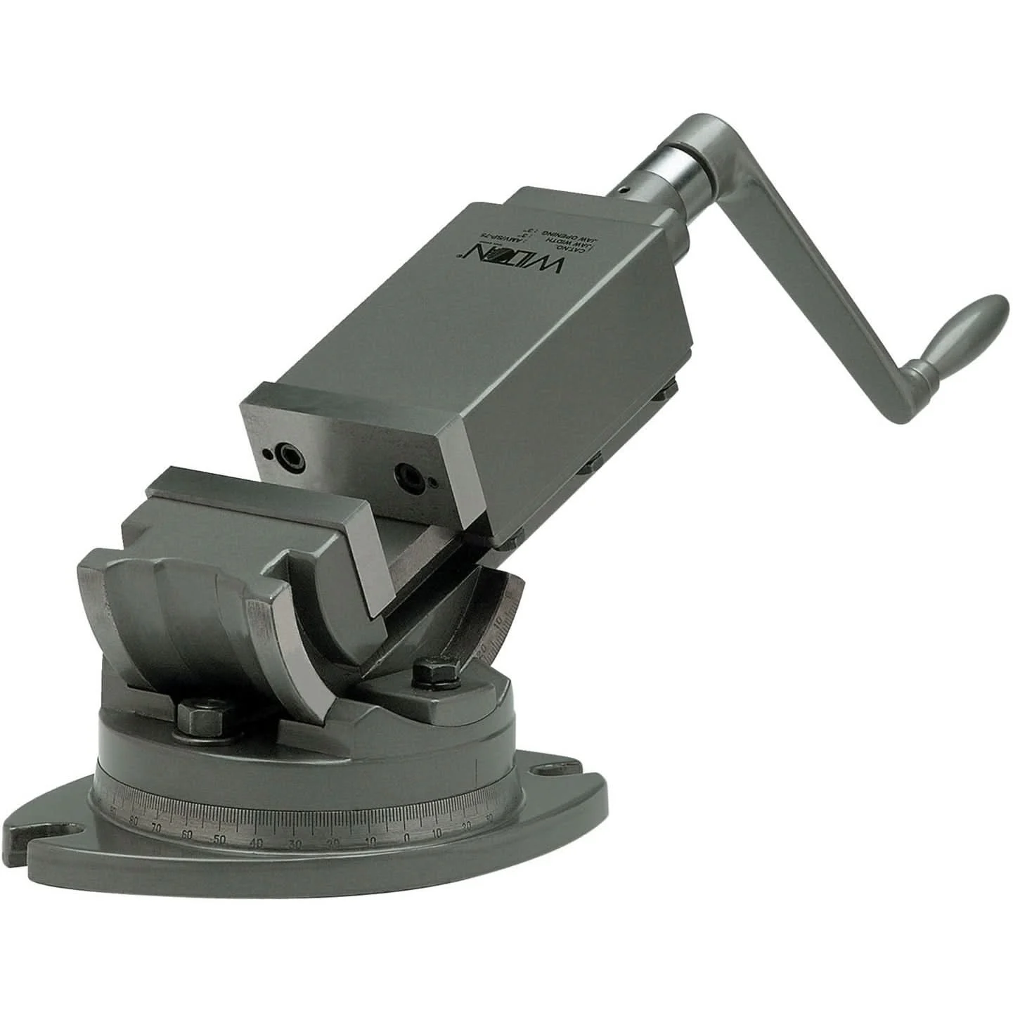 Wilton 11707 2-Axis Precision Angular Vise 6" Jaw Width, 1-3/4" Jaw Depth