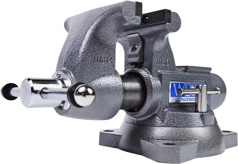 Wilton 1755 Model Tradesman Round Channel Vise w/ 5.5" Jaw (28806)