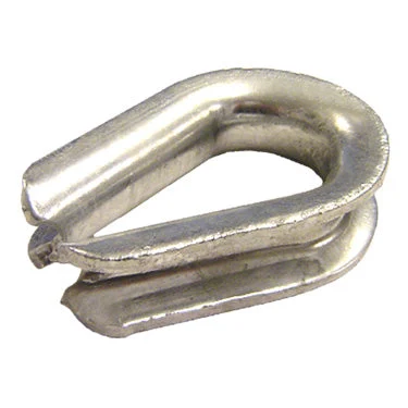 Wire Rope Thimbles - Heavy Duty Galvanized - 1/4" (25 Pack)