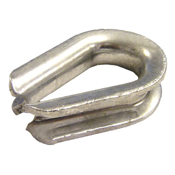 Wire Rope Thimbles - Heavy Duty Galvanized - 5/16" (25 Pack)