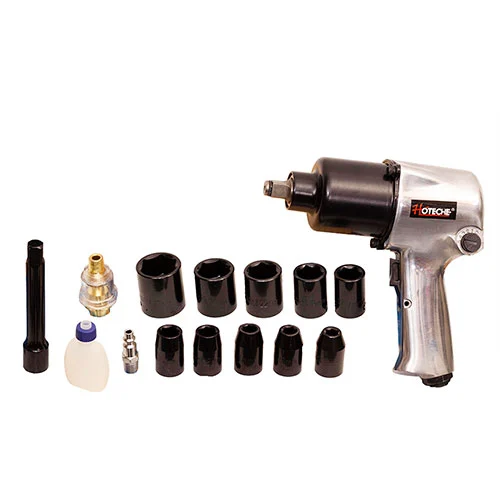 Wisdom 1/2" Air Impact Wrench Kit - 20-AIW1217-1