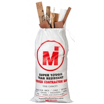 Woven Contractor Bags - 20 Per Case