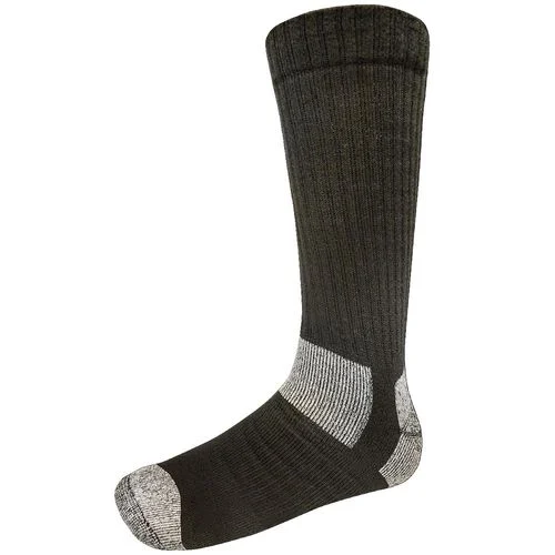 Wrangler Ultra-Dri Men's Large Steel Toe Boot Socks (2 pack) Black